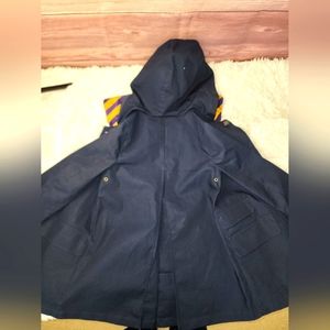 Girls Ralph Lauren Navy Raincoat/Jacket size 6